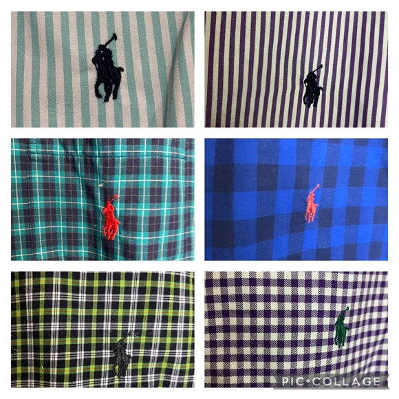 Ralph Lauren Big Kids Striped and Checkered Shirt Collection - Picture 1 of 8